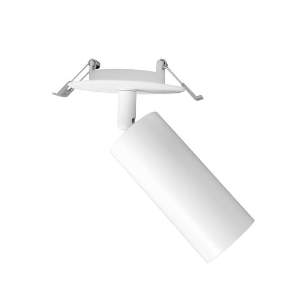 Tubo LED Recessed Tri-CCT Tiltable & Rotatable Spot DownLight (Cut out: 70-90mm) White
