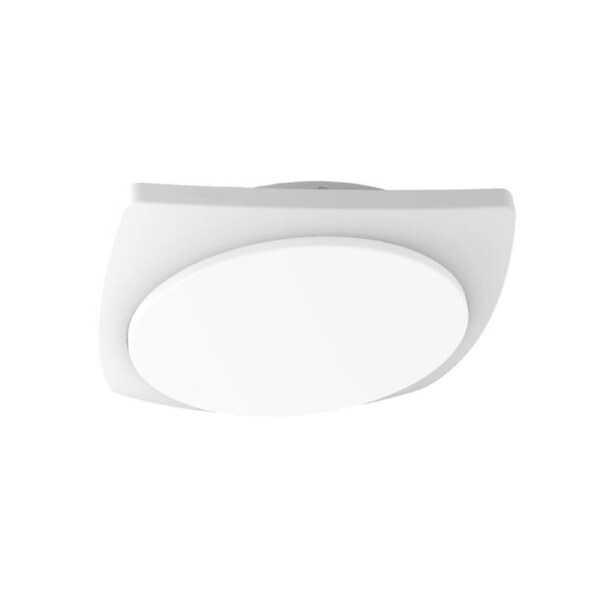 Ulan Exterior LED Square Wall Ceiling Light IP65 White