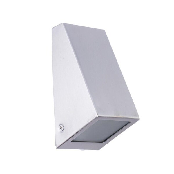 Wedge Exterior Wall Wedge Surface Mounted Light IP44 Stainless Steel