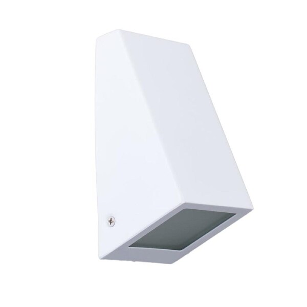 Wedge Exterior Wall Wedge Surface Mounted Light IP44 White