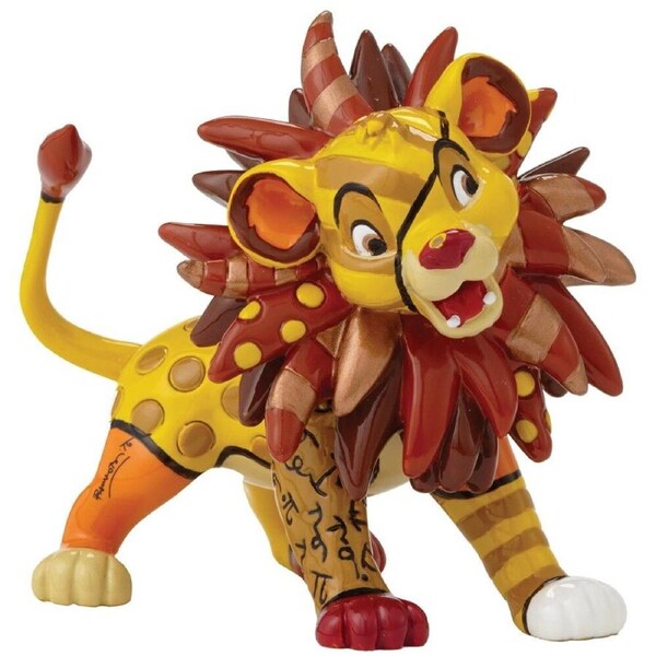 Enesco Disney Britto Figurine 7cm Simba with Mane, Jasnor ERB4049380
