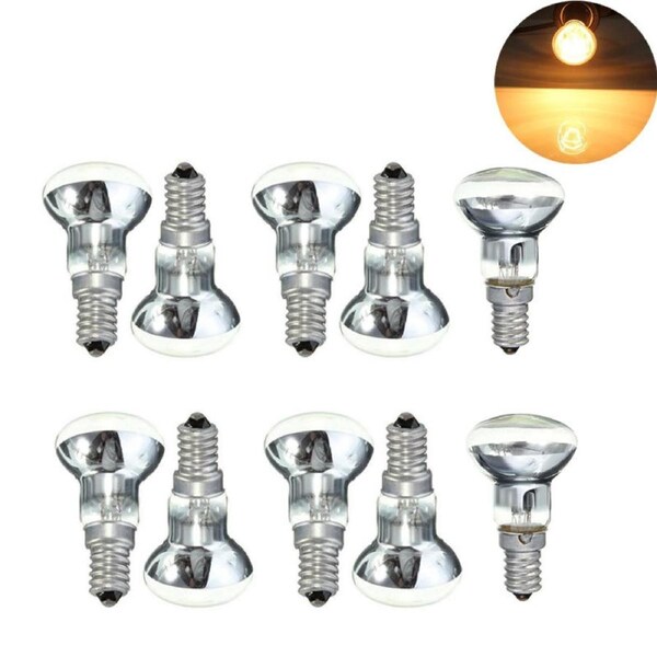 Catzon 10 Pcs R39 Spotlight Bulbs E14 Screw Base 30W Warm White Bulbs
