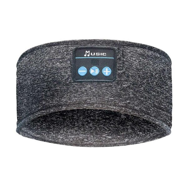 Catzon Sleep Headphones Bluetooth 5.0 Headband HD Stereo for Workout-Grey