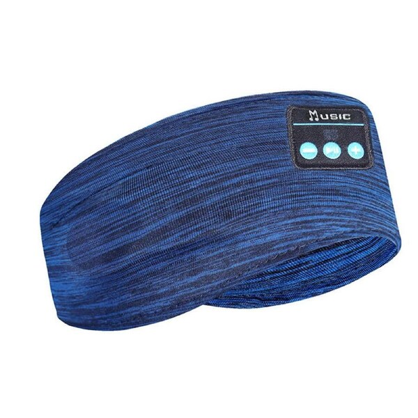 Catzon Sleep Headphones Bluetooth 5.0 Headband HD Stereo for Workout-LakeBlue