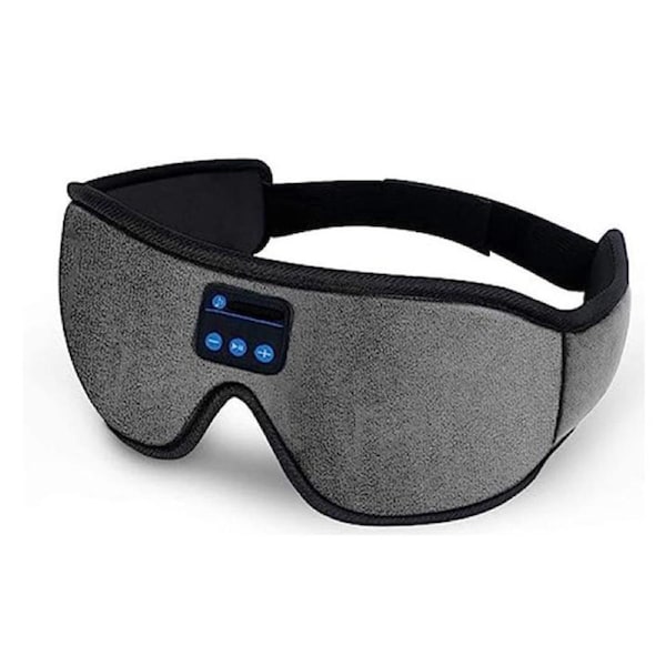 Catzon Sleep Headphones Bluetooth 5.0 3D Eye Mask Hands Free for Travel-Grey