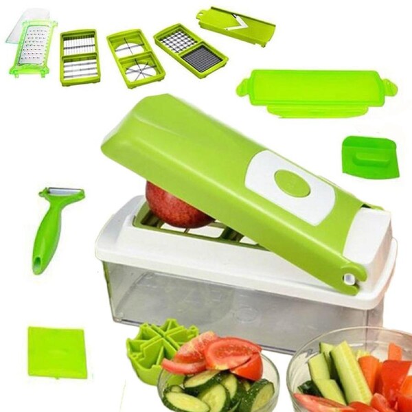 Catzon 12 in 1 Vegetable Chopper with Container Multifunctional Food Slicer