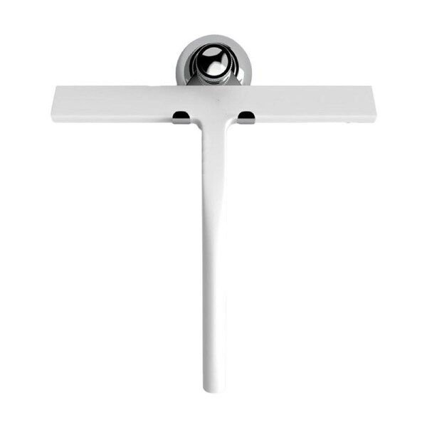 Catzon Shower Squeegee with Suction Cup Streak-Free Cleaning for Window-White