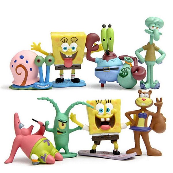 Catzon 8 Pcs Cartoo Figures from Under The Sea Collectible Gifts for Kids