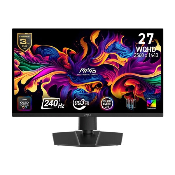 MSI 27" MAG 273QP QD-OLED X24 (WQHD) GAMING MONITOR