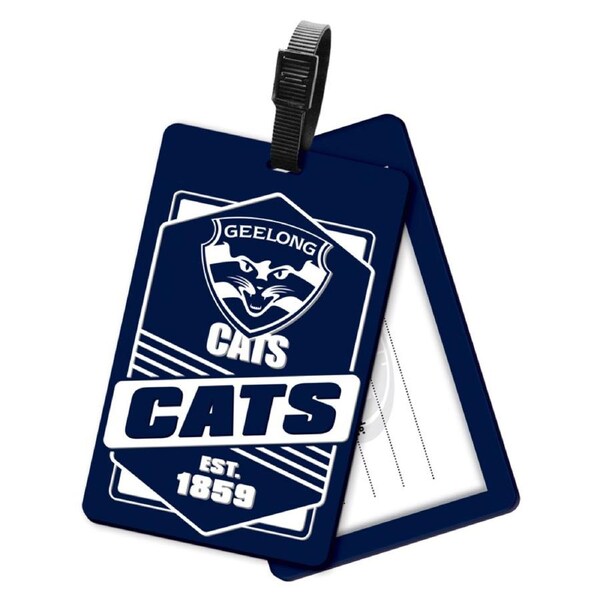 Geelong Cats AFL Aussie Rules Kids Rubber Luggage Bag Tag