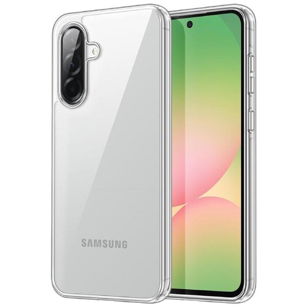 Galaxy A56 5G Ultra Slim Crystal Clear Premium TPU Gel Back Case by MEZON – Shock Absorption, Wireless Charging Compatible (Galaxy A56 5G, Gel)