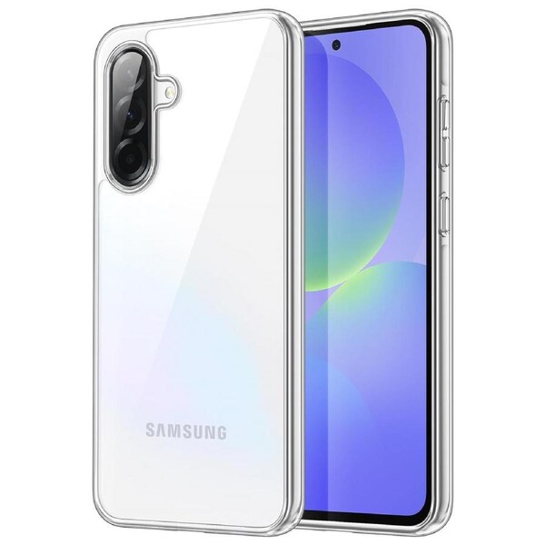 Galaxy A36 5G Ultra Slim Crystal Clear Premium TPU Gel Back Case by MEZON – Shock Absorption, Wireless Charging Compatible (Galaxy A36 5G, Gel)