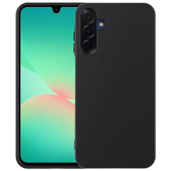 Samsung Galaxy A26 5G Slim Black Premium TPU Gel Back Case by MEZON – Shock Absorption (Galaxy A26 5G, Gel Black)