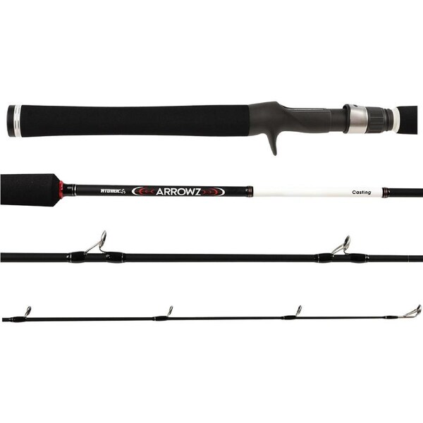 Atomic Arrowz Carbon Fishing Rod Estuary Casting 6ft 6 inch 1 Piece 8 - 16lb