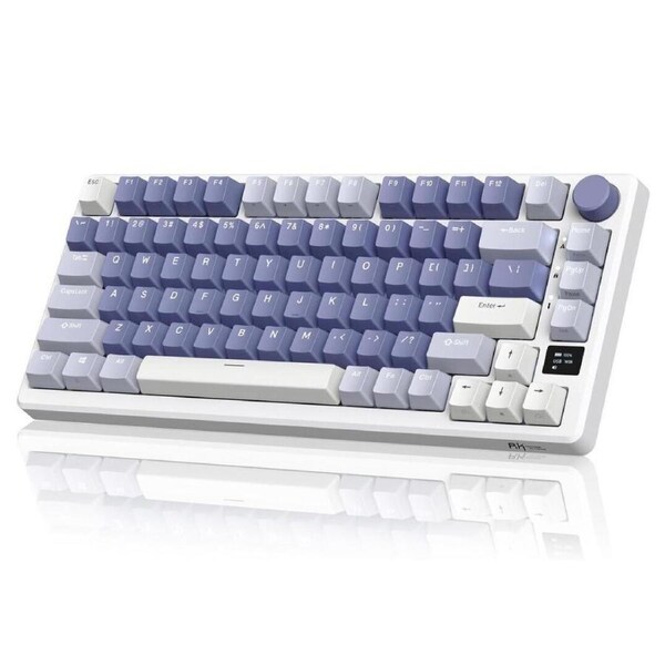 Royal Kludge RK-M75 Ocean Blue Tri-Mode Mechanical Keyboard - Brown Switch