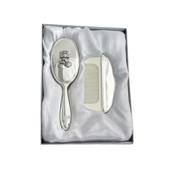 Russell Collection - Bear Comb & Brush Set