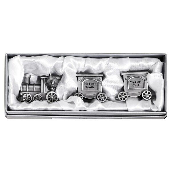 Russell Collection Tooth & Curl Boxes - Mint Train with Cars