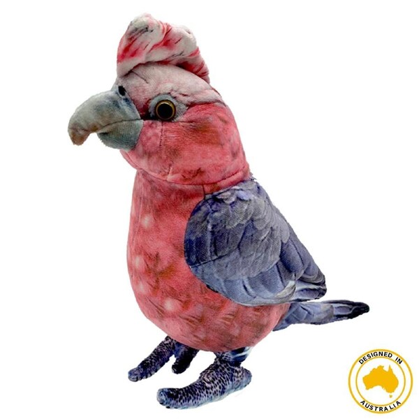 Huggable Toys Plush 25cm Galah Gabrielle, hbir-gal-Gab