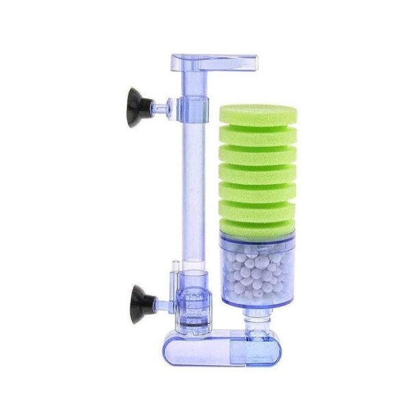 Aquarium Biochemical Sponge Filter Ultra Quiet Air Pump Fish Tank Foam Filter-XY2881