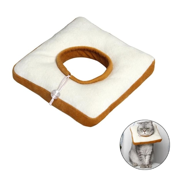Adjustable Cat Collar Soft Toast Protective Recovery Elizabethan Collars