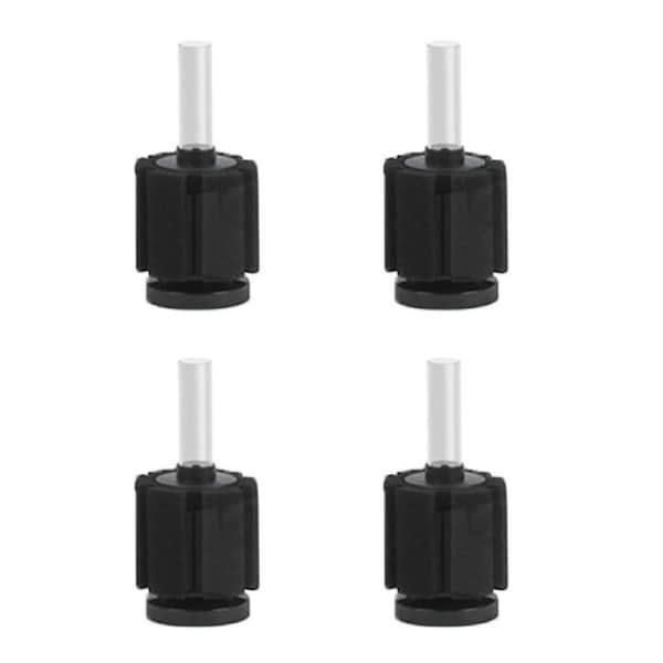 4Pcs Aquarium Sponge Filter Breeding Fry Betta Shrimp Nano Fish Tank With Replace Cotton Wick Black-XY180