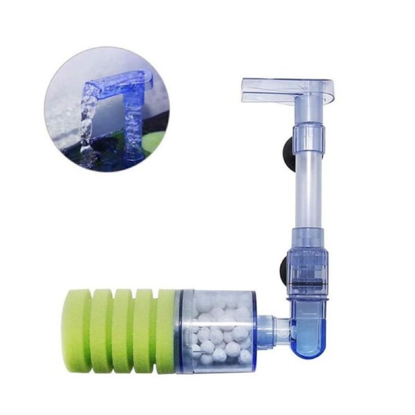 Aquarium Biochemical Sponge Filter Ultra Quiet Air Pump Fish Tank Foam Filter-XY2880