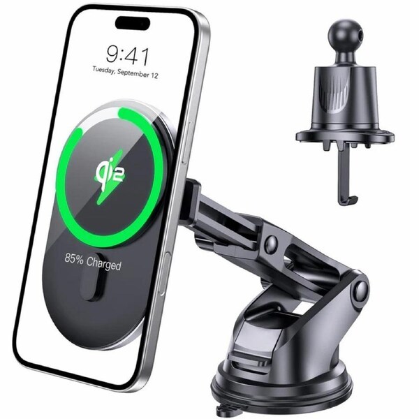 Tough On Qi2 Wireless Car Charger with 15W Fast Charging