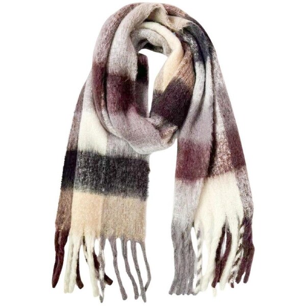 Urban Women's Black/White Quincey Scarf Fashion Neck Wrap Shawl