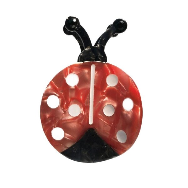 Urban Ladybug Claw Clip Clamp Ponytail Women's Hair Barrette Accessory Red