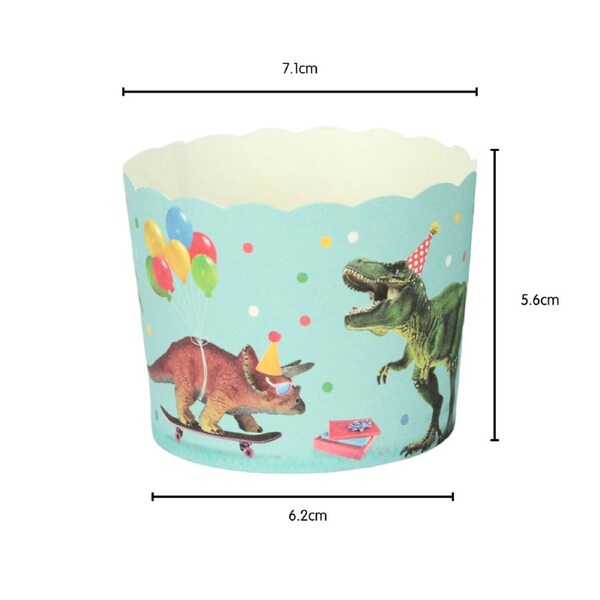 Dinosaur Birthday Party Baking Cups (Pack of 12)