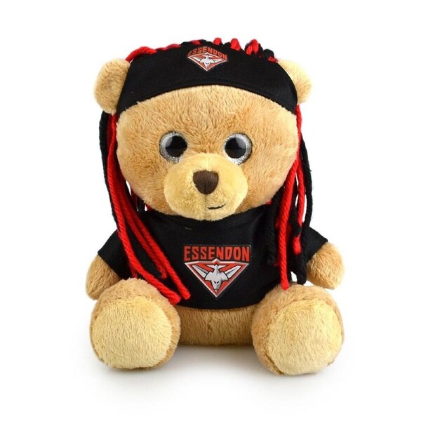 AFL Sparkle Fanatic Plush 20cm Essendon Bombers Official Collectibles, Korimco 500203365
