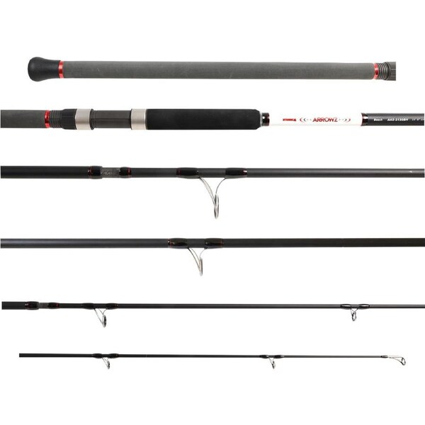 Atomic Arrowz Carbon Fishing Rod Beach 13ft 3 Piece 12 - 20lb Pound