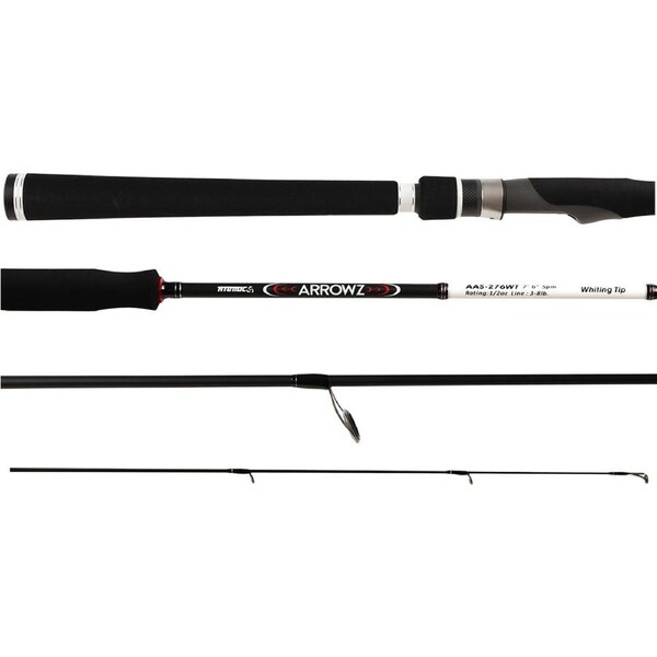 Atomic Arrowz Carbon Fishing Rod Whiting Tip Spin 7ft 6 inch 2 Piece 3 - 8lb