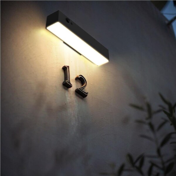 Outway Solar LED Wall Light with Sensor Outdoor Wall Lamp Garden Lights