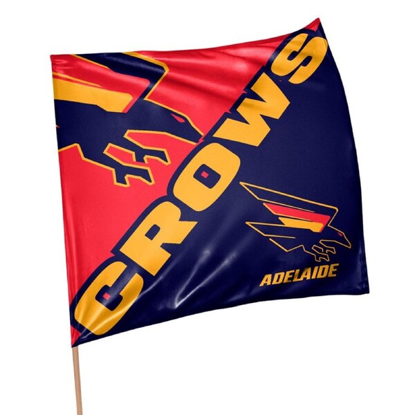 Adelaide Crows AFL Square Supporter Flag Banner with Pole