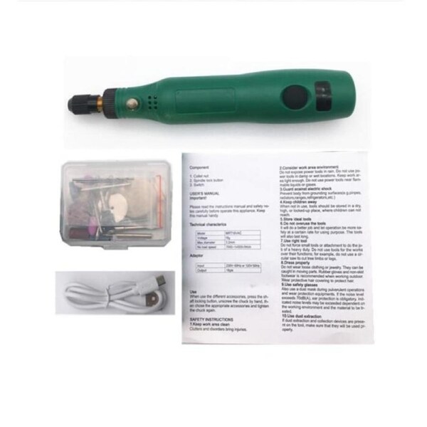 Cordless Electric Grinder Usb Engraving Pen Grinding Milling Polishing Rotary Tool