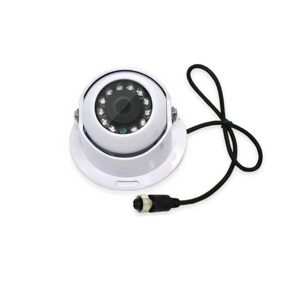Elinz Dome CCD Reversing Camera Heavy Duty Mic IR Colour 12V/24V Car Truck Caravan