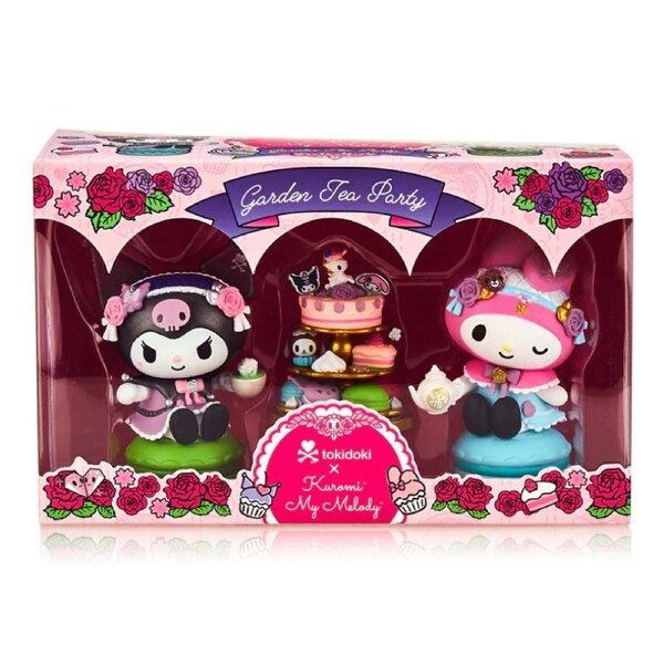 Tokidoki X Hello Kitty and Friends Kuromi and My Melody Tea Party Limited Edition Figure