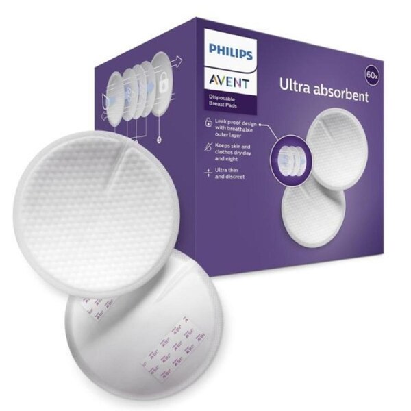 Avent Disposable Breast Pad Day - 60 Pack