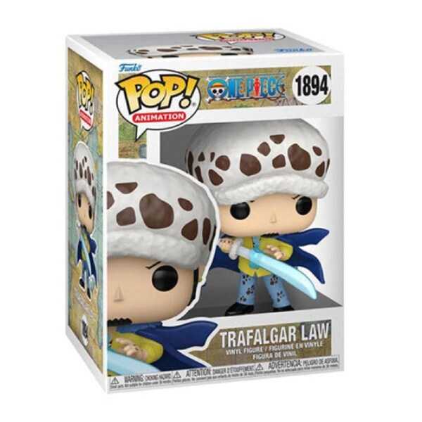One Piece - Trafalgar Law with Blue Anesthesia Pop! Vinyl