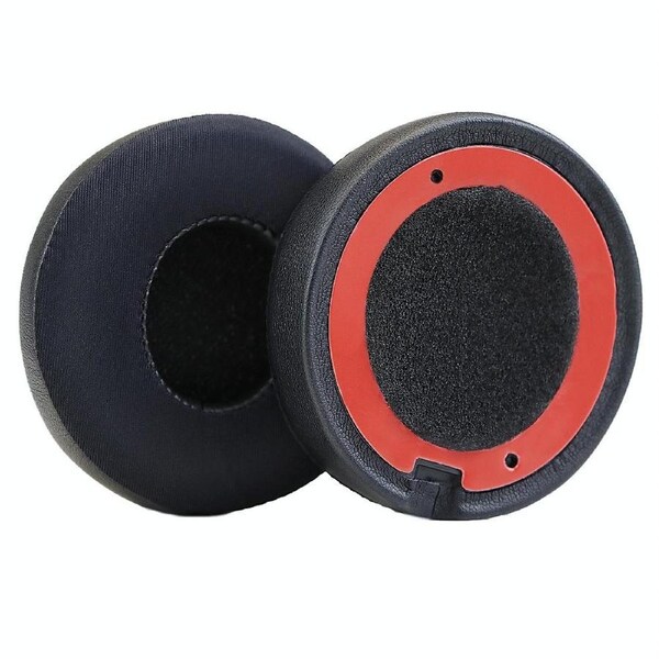 2-Pack Bluetooth Headphone Covers For Beats Solo2 / Solo3 - Black Foam Earmuffs