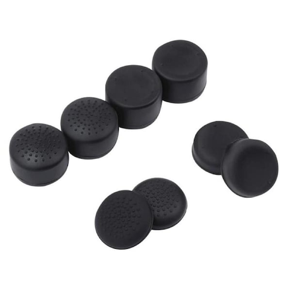 8-Piece Silicone Joystick Cap Set For Ps5 / Ps4 - Black