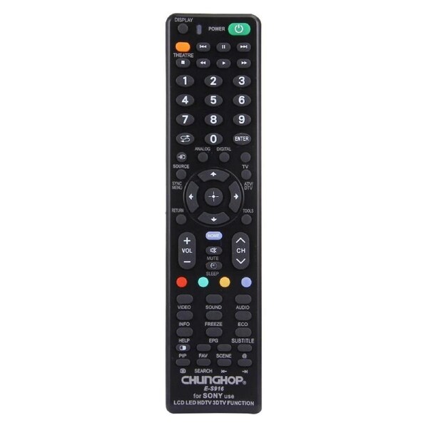 Universal Remote For Sony Led / Lcd / 3Dtv - Chunghop E S916
