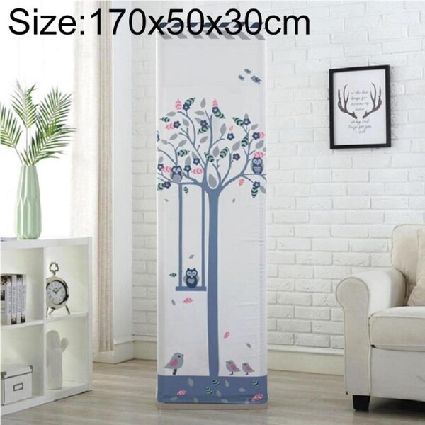 Vertical Cabinet Air Conditioning Dust Cover - All-Inclusive 170X50X30Cm Swing Design