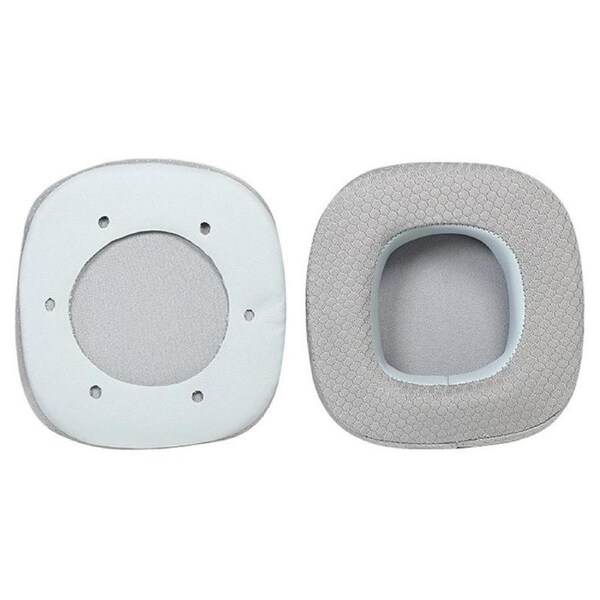 Breathable Sponge Headphone Covers - 1 Pair - Net Gray
