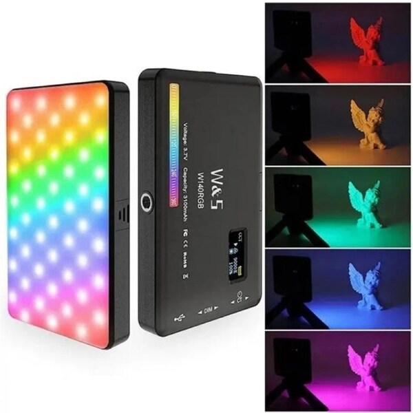 Rgb Led Video Light For Vlogging And Photography - Full Colour Fill Light