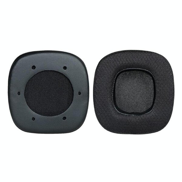 Breathable Sponge Headphone Covers - 1 Pair - Net Black
