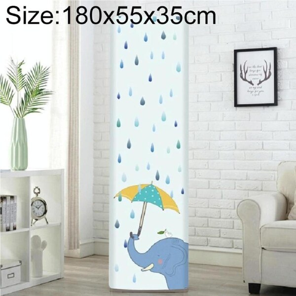 180X55X35Cm Raindrop Fabric Dust Cover For Vertical Cabinet Air Conditioners