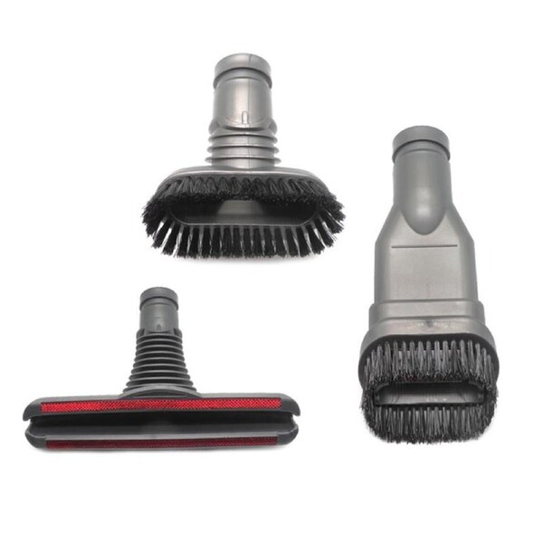 3-In-1 Round Stiff And Bed Brush For Dyson Vacuum