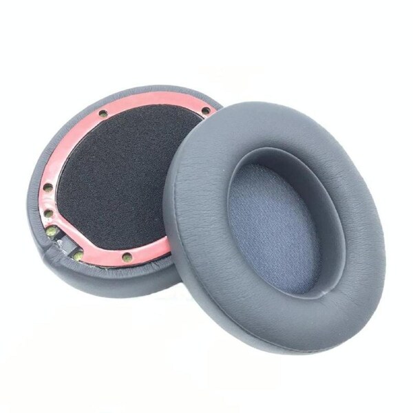 2-Pack Soft Leather Headphone Covers For Beats Studio 2 / 3 - Gray